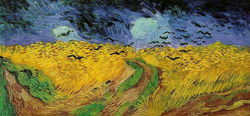 Vincent Van Gogh Wheat Field with Crows oil painting image